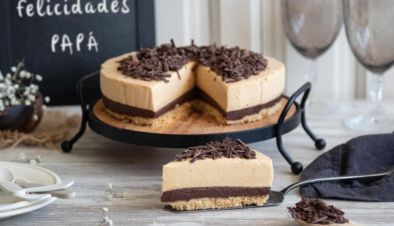 Tarta de mousse de dulce de leche y chocolate para el Día del Padre