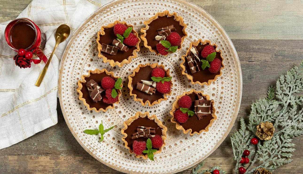 Tartaletas de chocolate