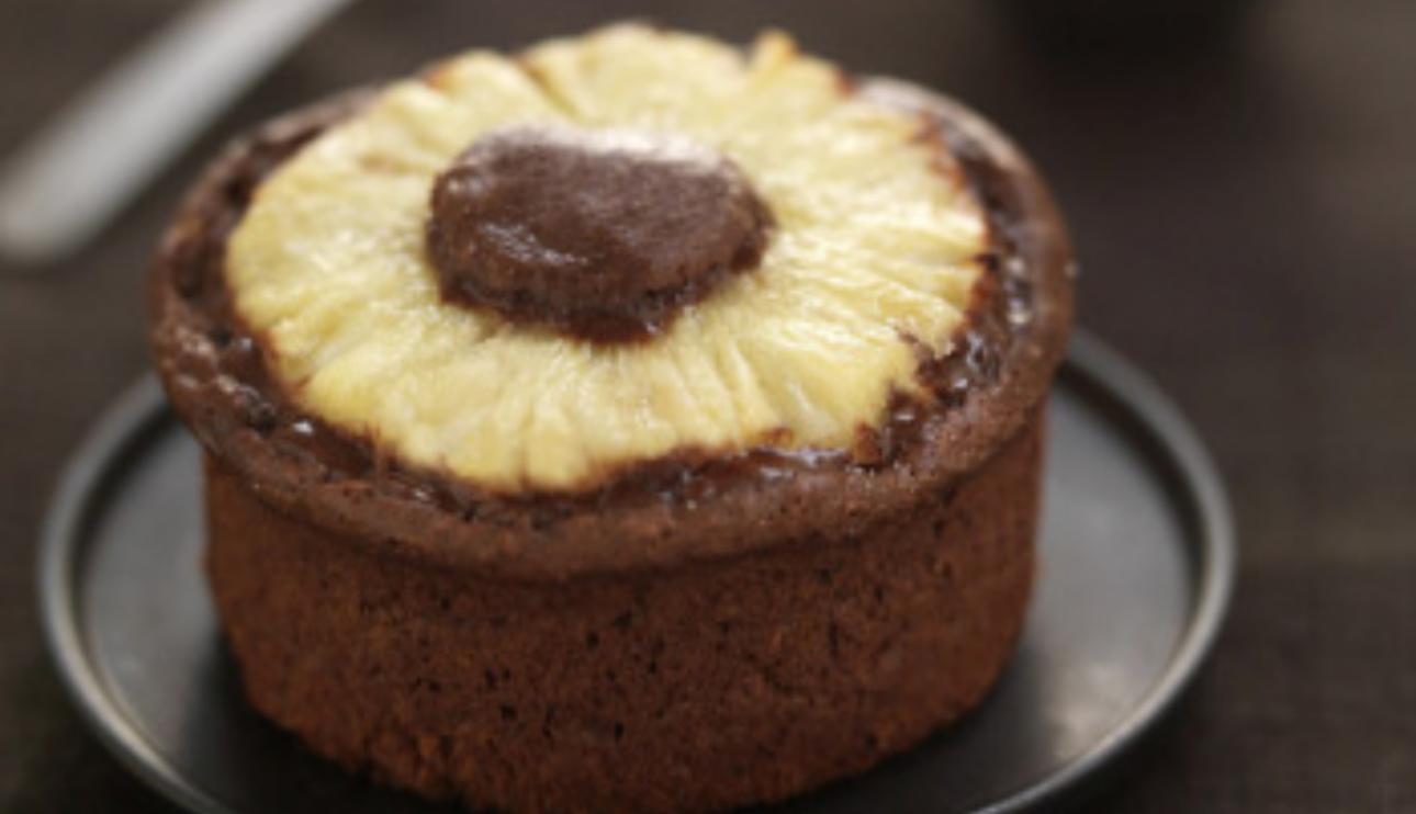 Pastel suave de piña