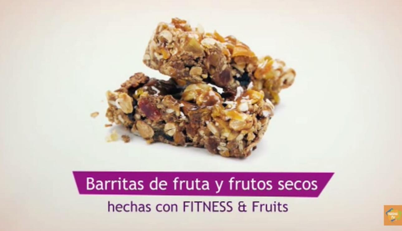 Barritas de cereales nestlé fitness-fruits y frutos secos