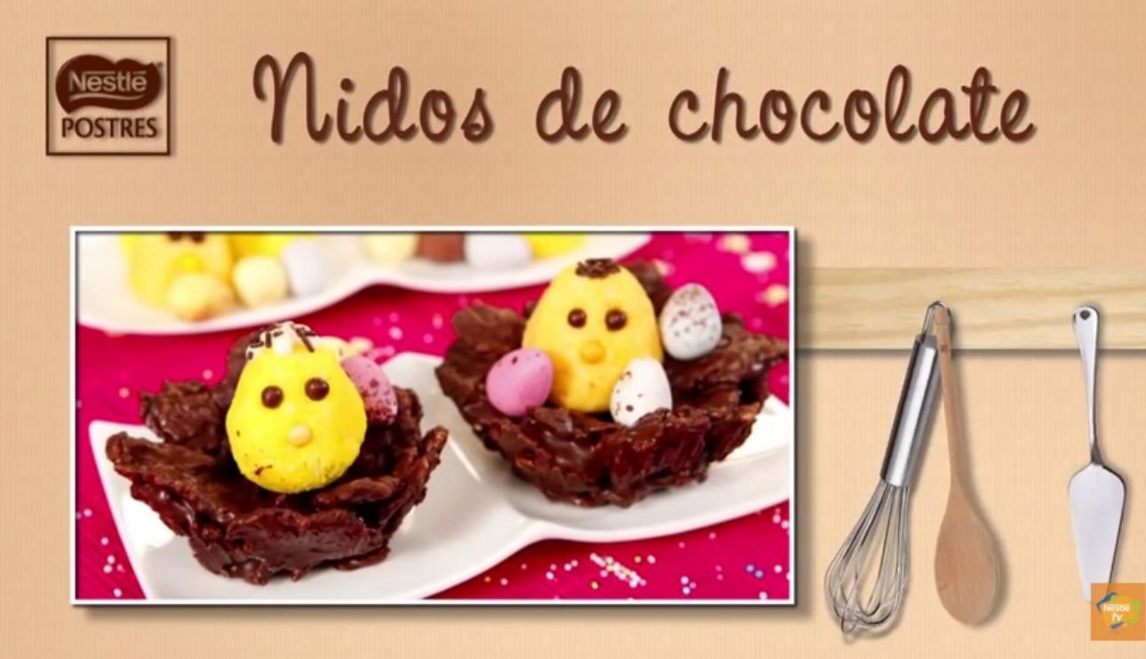 Nidos de chocolate