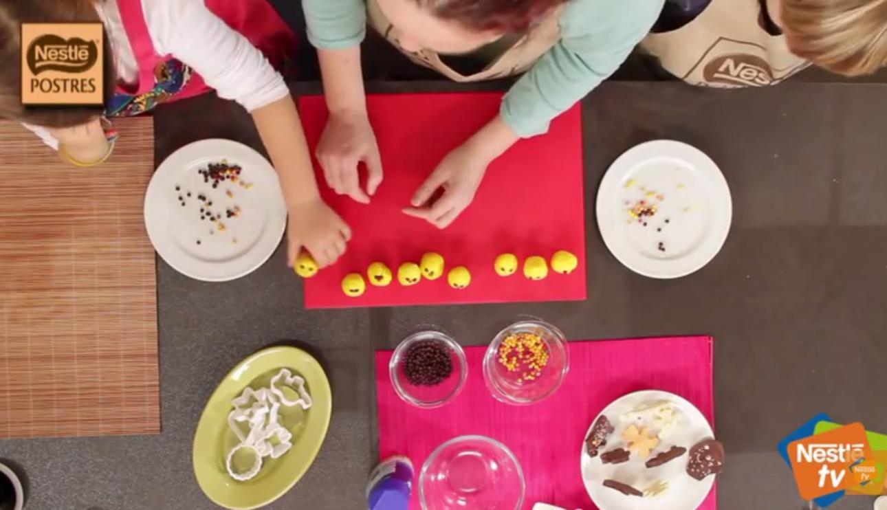 Animales de chocolate