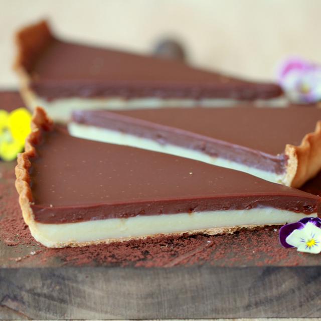 Postres con chocolate con leche