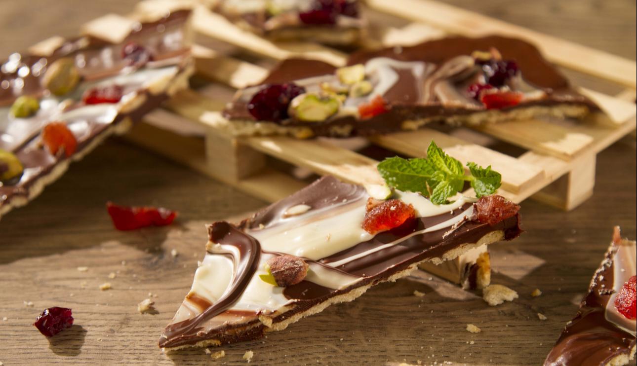 Galletas crujientes de chocolate