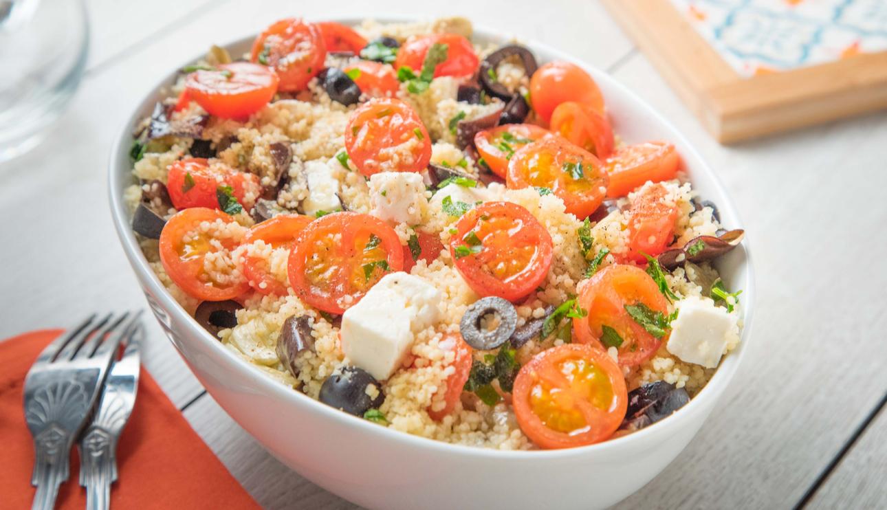 Ensalada de couscous mediterránea