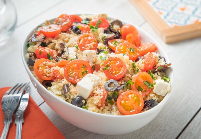 Ensalada de couscous mediterránea