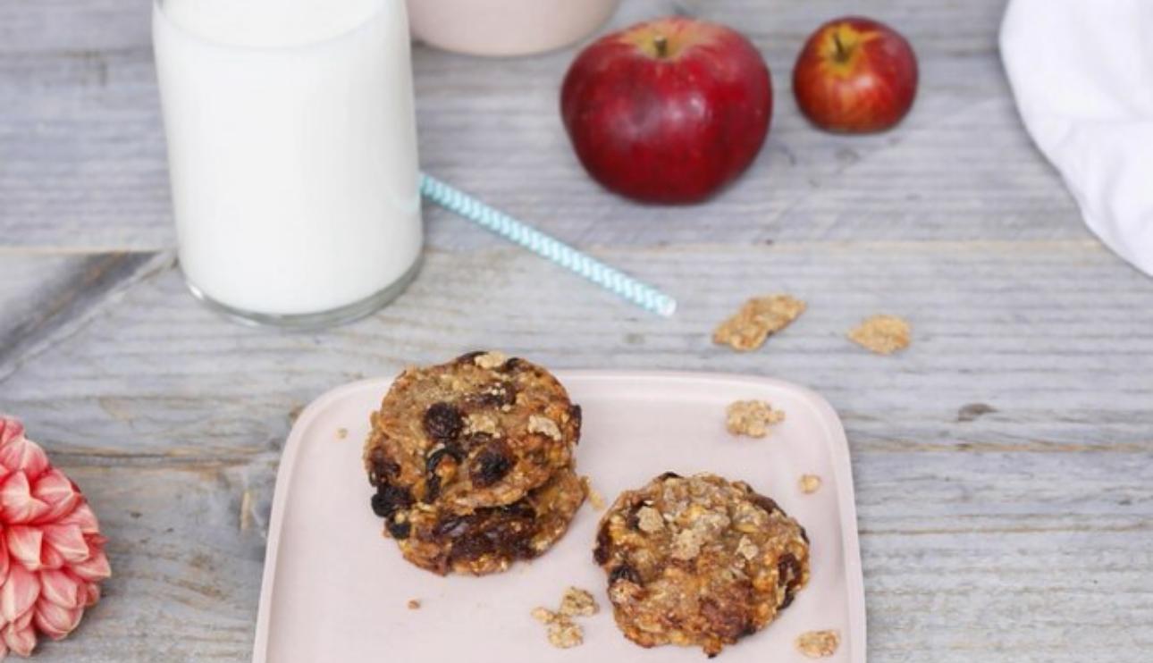 Galletas de chocolate y fruta