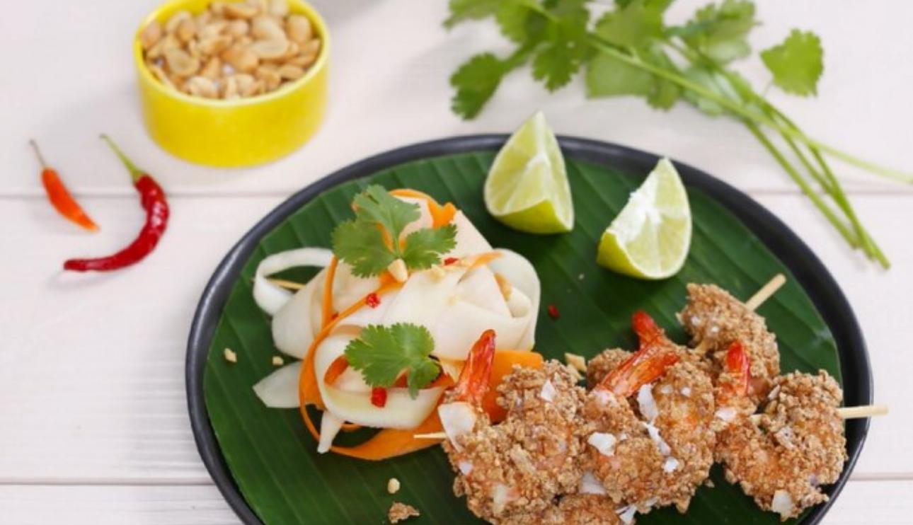 Ensalada tailandesa de papaya verde
