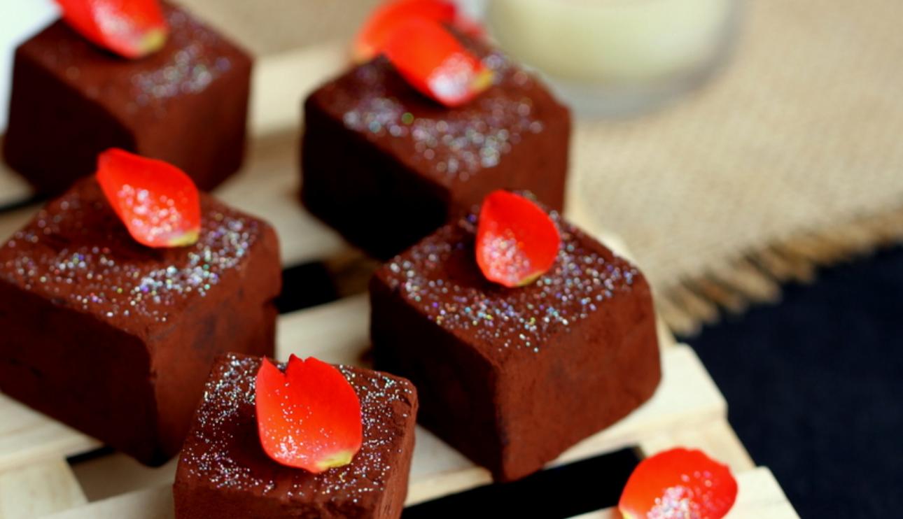 Snacks de chocolate negro