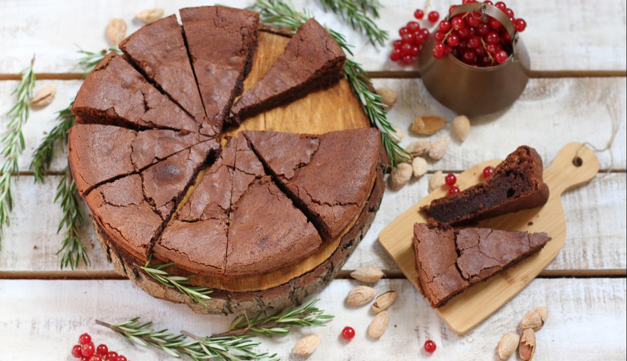 Bizcocho de chocolate y aceite de oliva