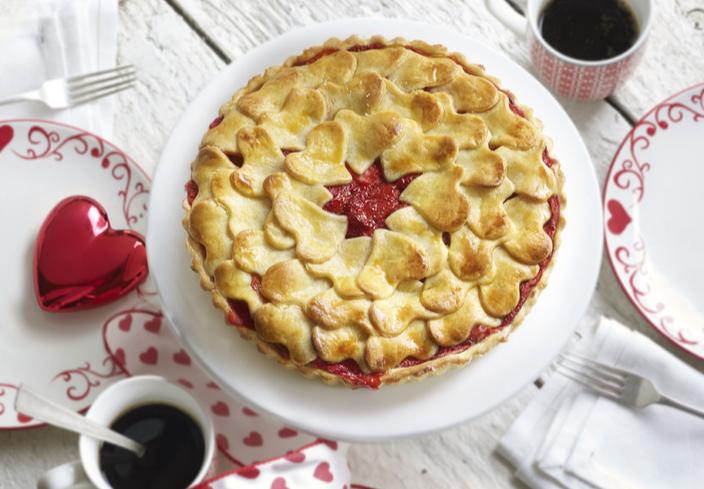 Tarta de corazones
