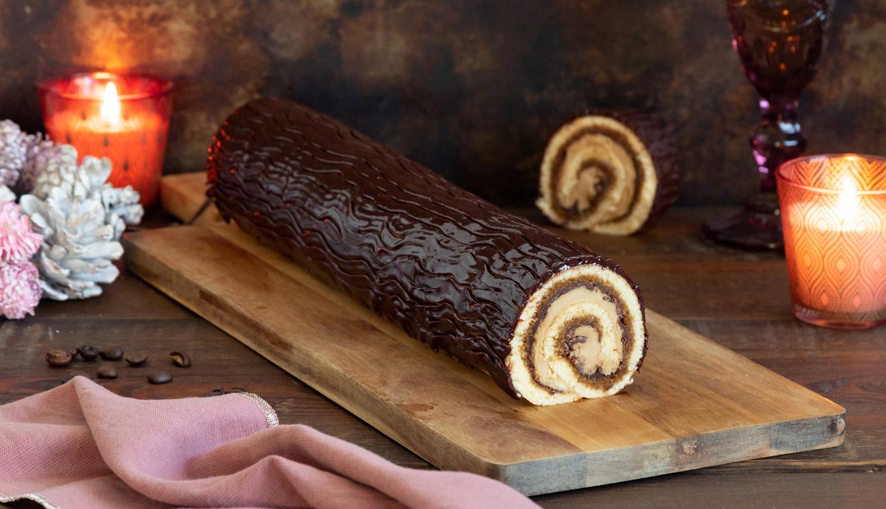 Tronco de tiramisú
