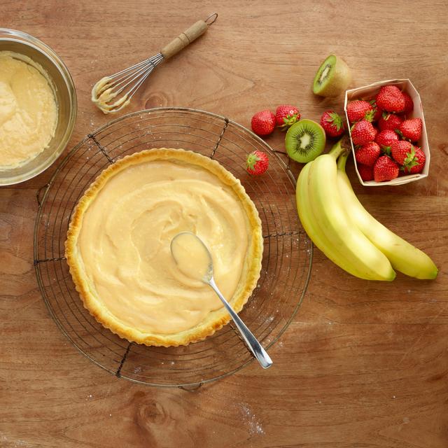 Tarta de frutas con hojaldre