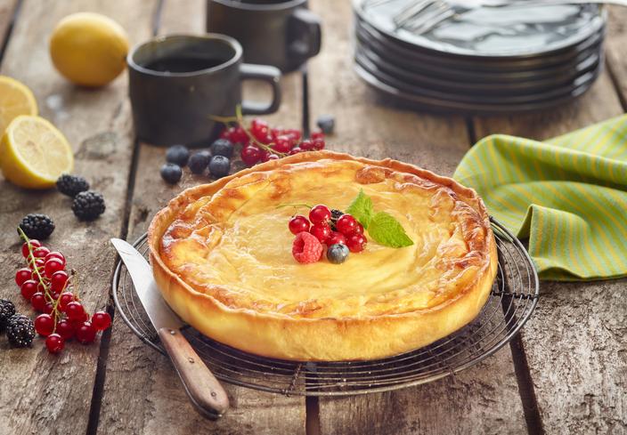 Tarta de queso al horno