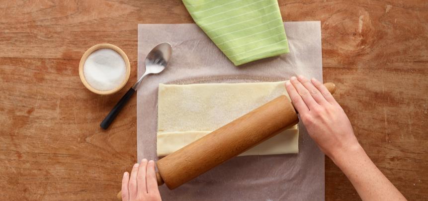 Palmeras de hojaldre bañadas en chocolate