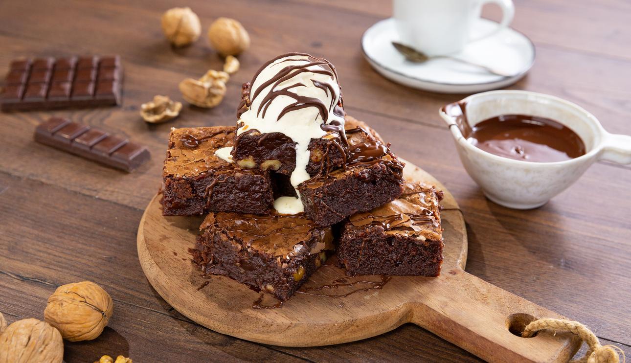 Brownie de chocolate negro