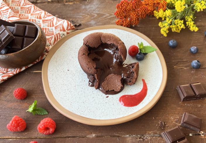 Coulant de chocolate negro