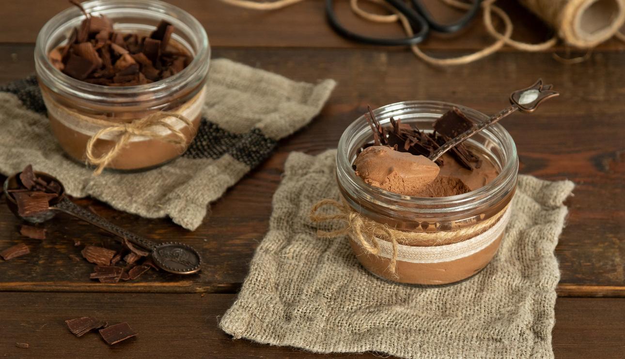 Mousse de chocolate negro