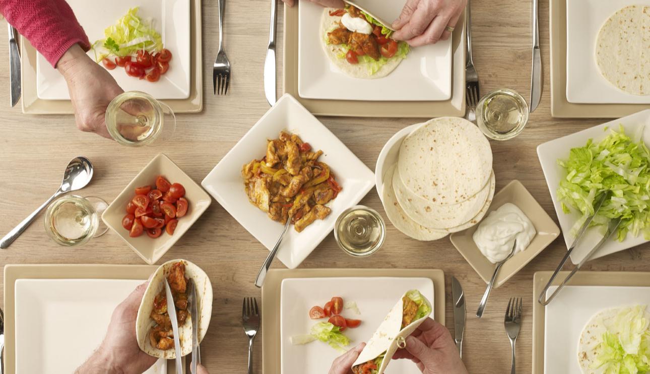 Fajitas mejicanas con pollo