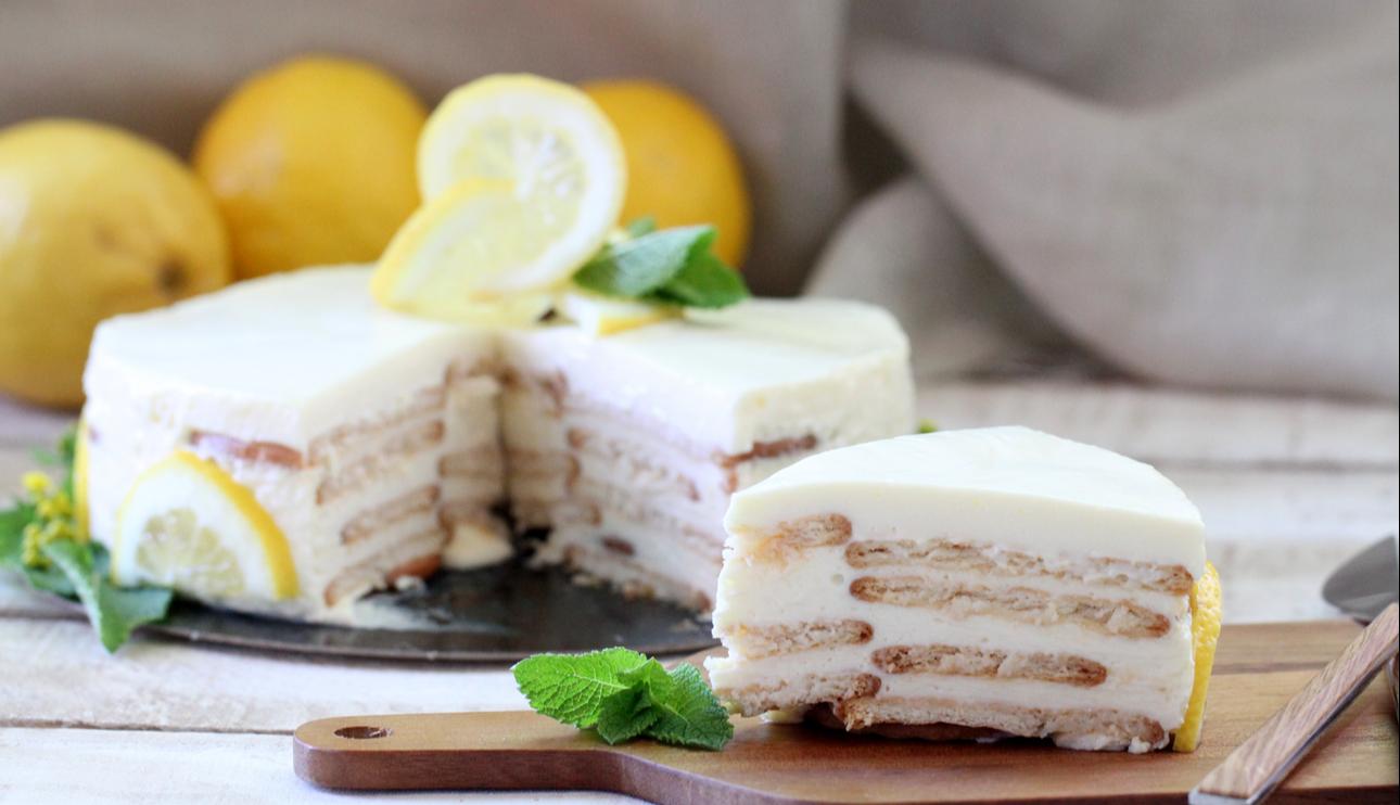 Pastel rápido de leche condensada y queso al limón