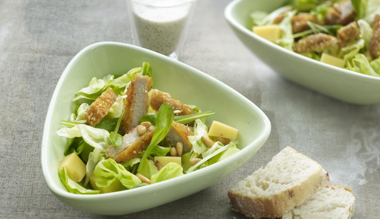 Ensalada césar vegetariana