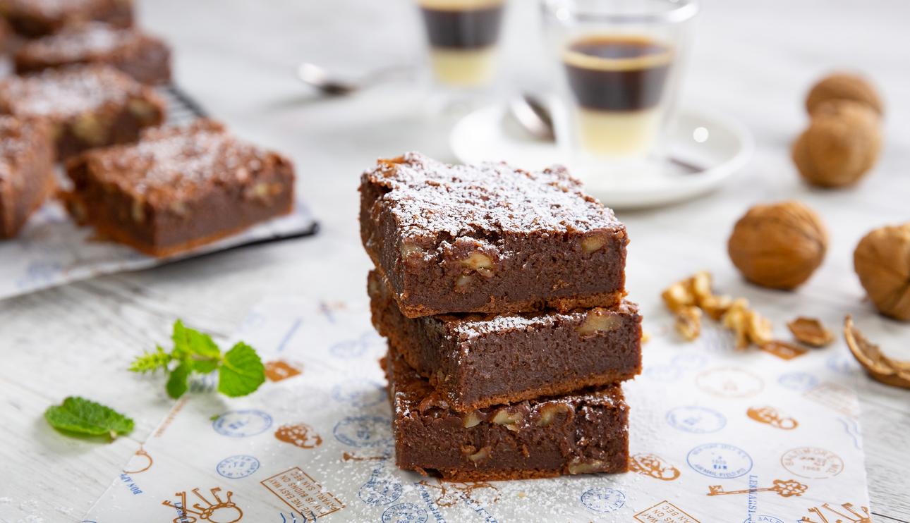 Brownie de leche condensada y chocolate