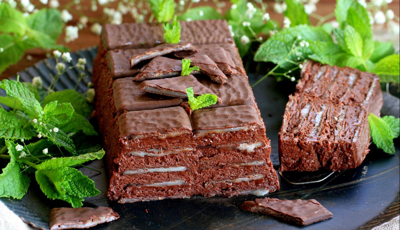 Tarta de chocolate y after eight