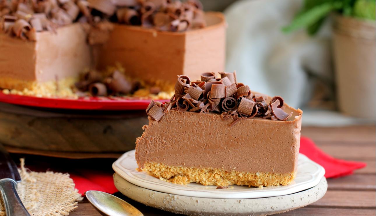 Tarta mousse de chocolate con leche