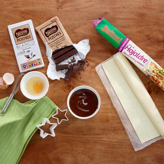 Árbol de Navidad con hojaldre