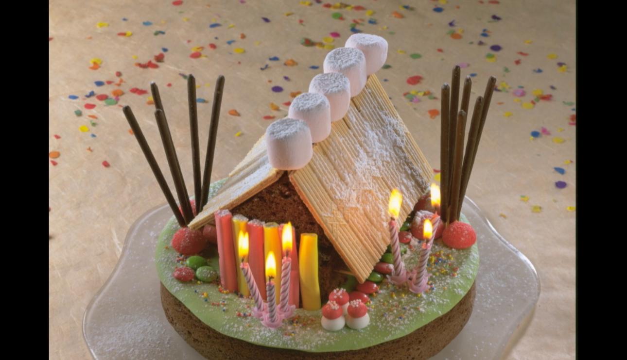 Casita-pastel de Hansel y Gretel