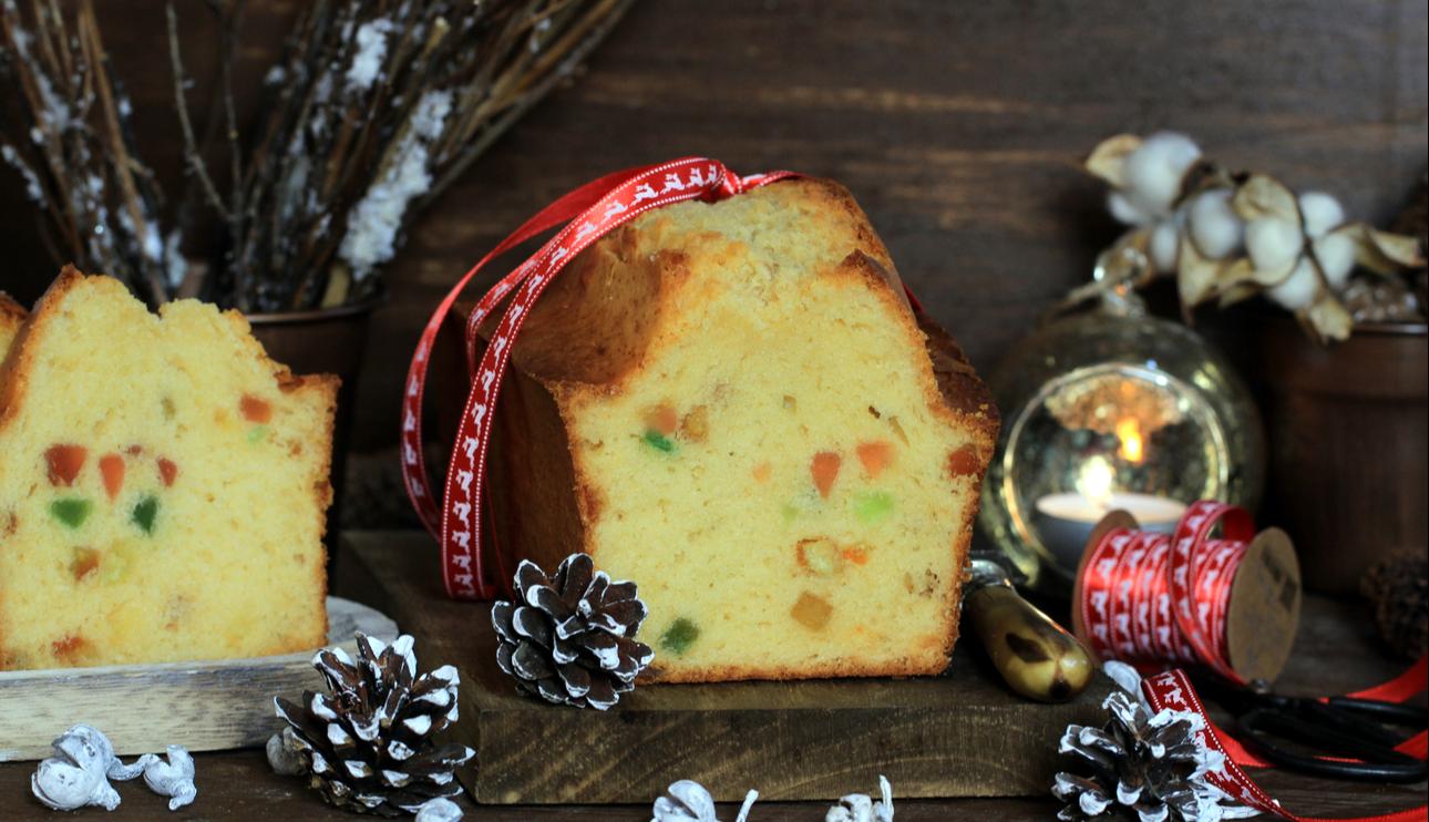 Bizcocho Navideño con fruta confitada
