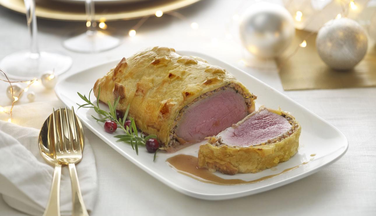 Solomillo Wellington en Navidad