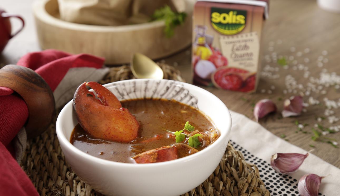 Caldereta fácil de bogavante