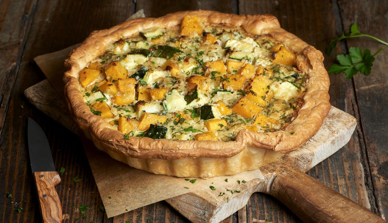 Tarta de quinoa y calabaza