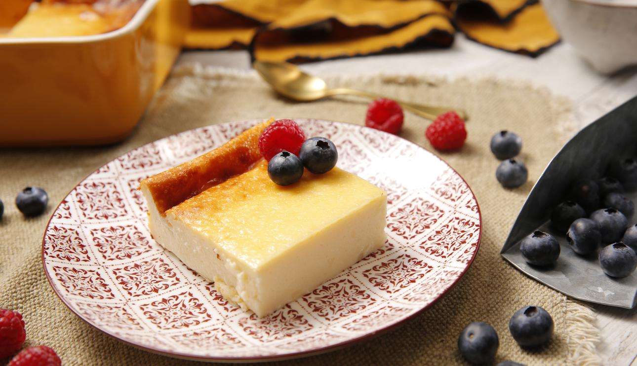 Tarta de ricotta y leche condensada