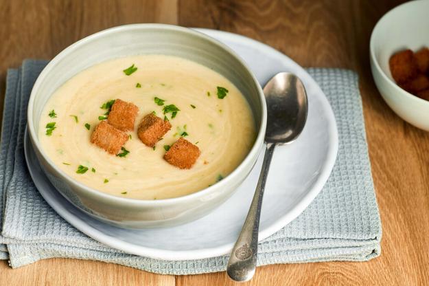 Crema de puerros