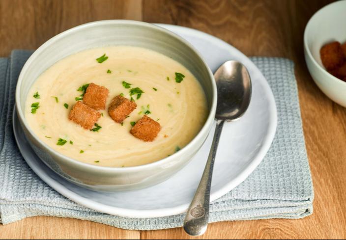 Crema de puerros