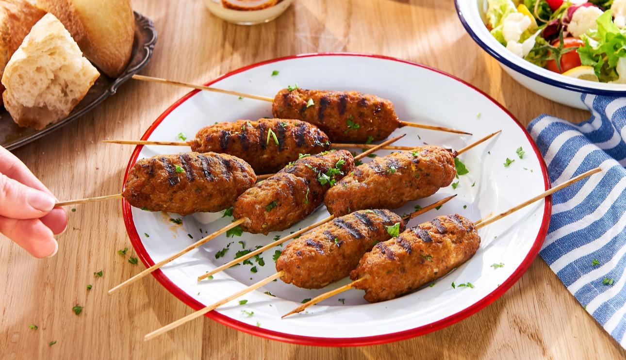 Pinchos de pollo con especias