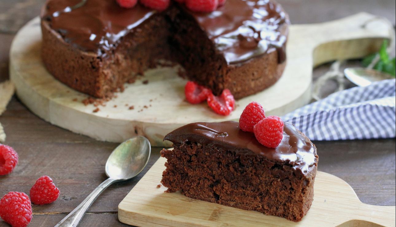 Pastel de chocolate sin gluten