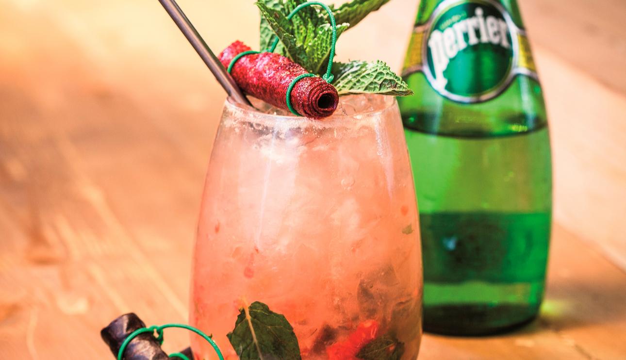 Coctel Yogi Perrier