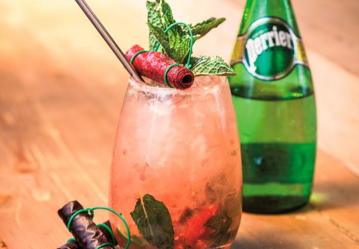 Coctel Yogi Perrier