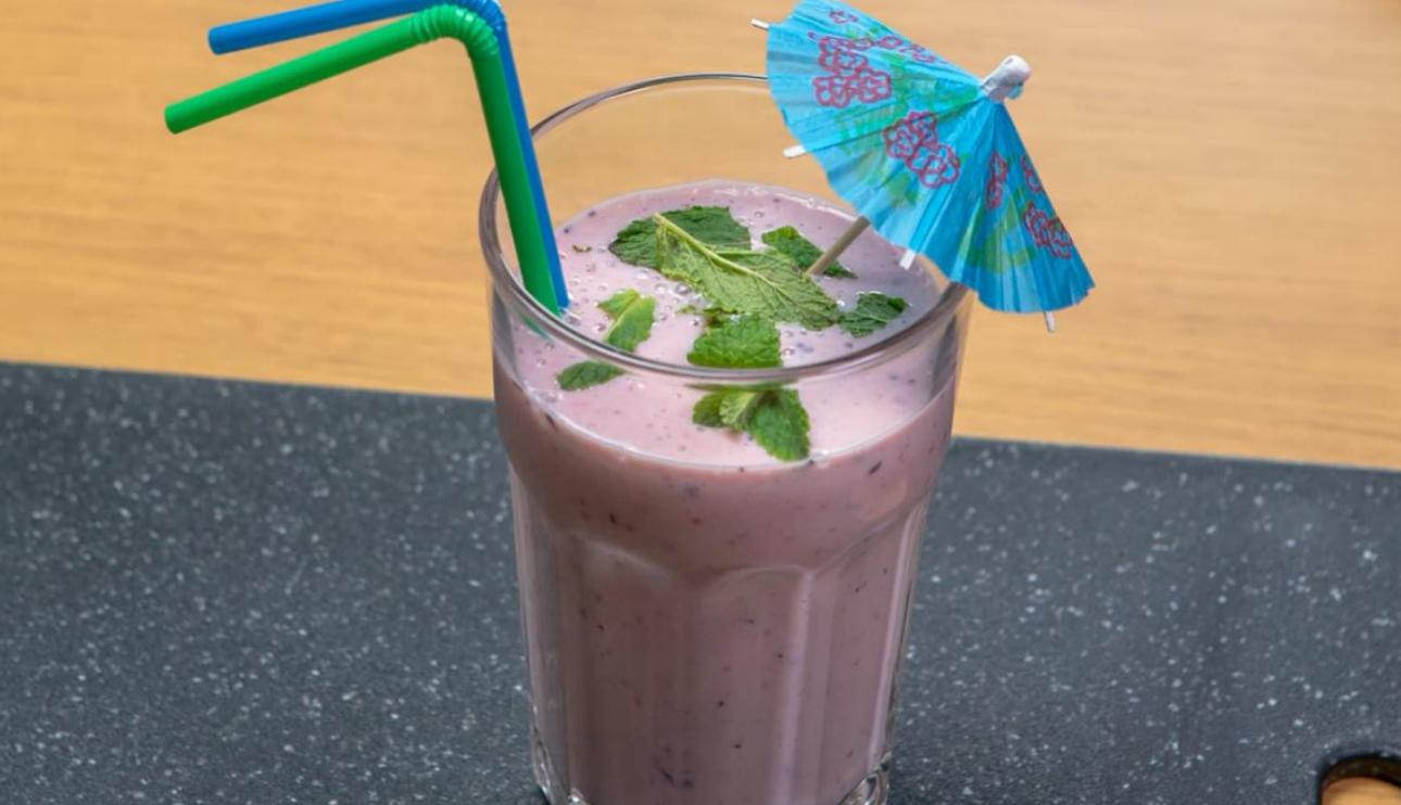 Smoothies de yogur con frutas