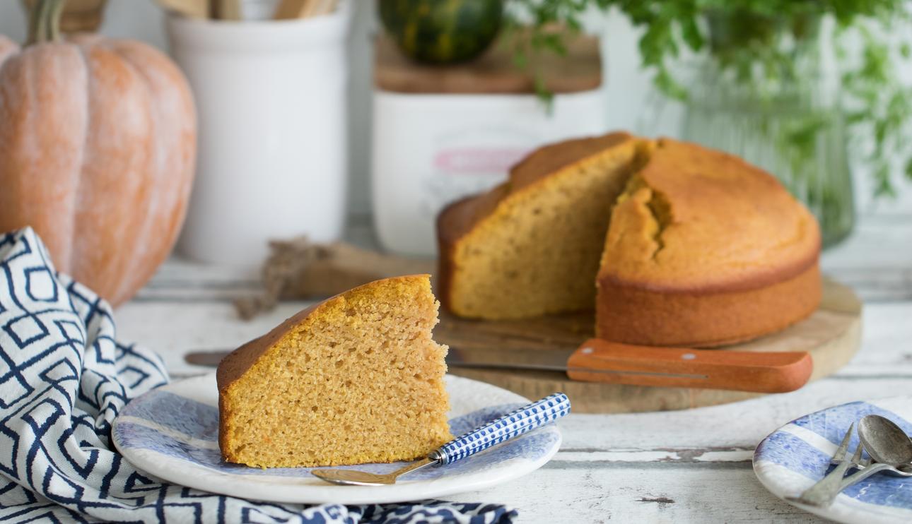 Bizcocho de calabaza y leche condensada