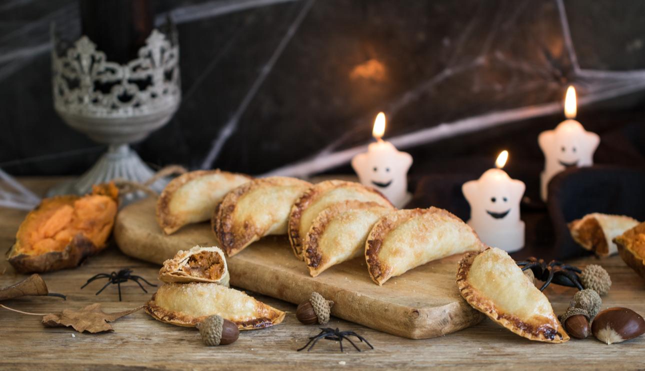 Empanadillas de boniato, canela y avellanas