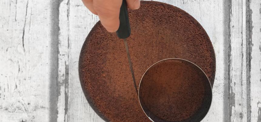 Tarta bigote de chocolate para el día del padre