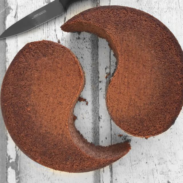 Tarta bigote de chocolate para el día del padre