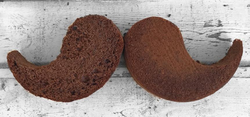 Tarta bigote de chocolate para el día del padre