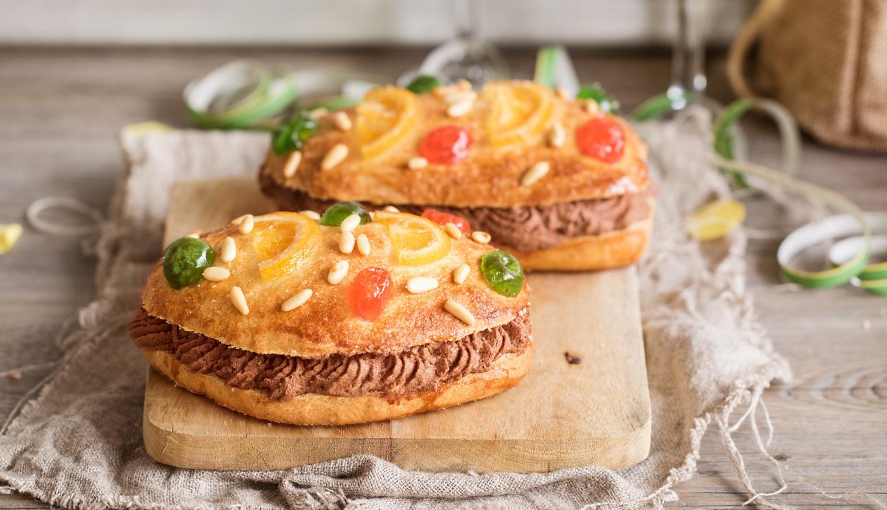 Coca de San Juan rellena de trufa