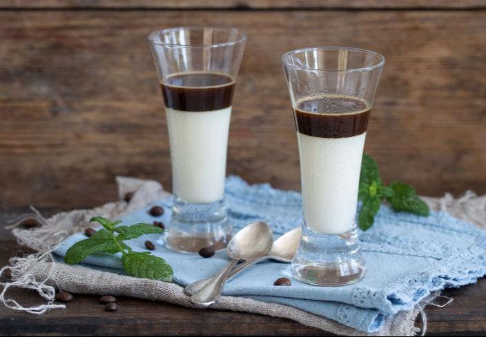 Pannacotta de café bombón