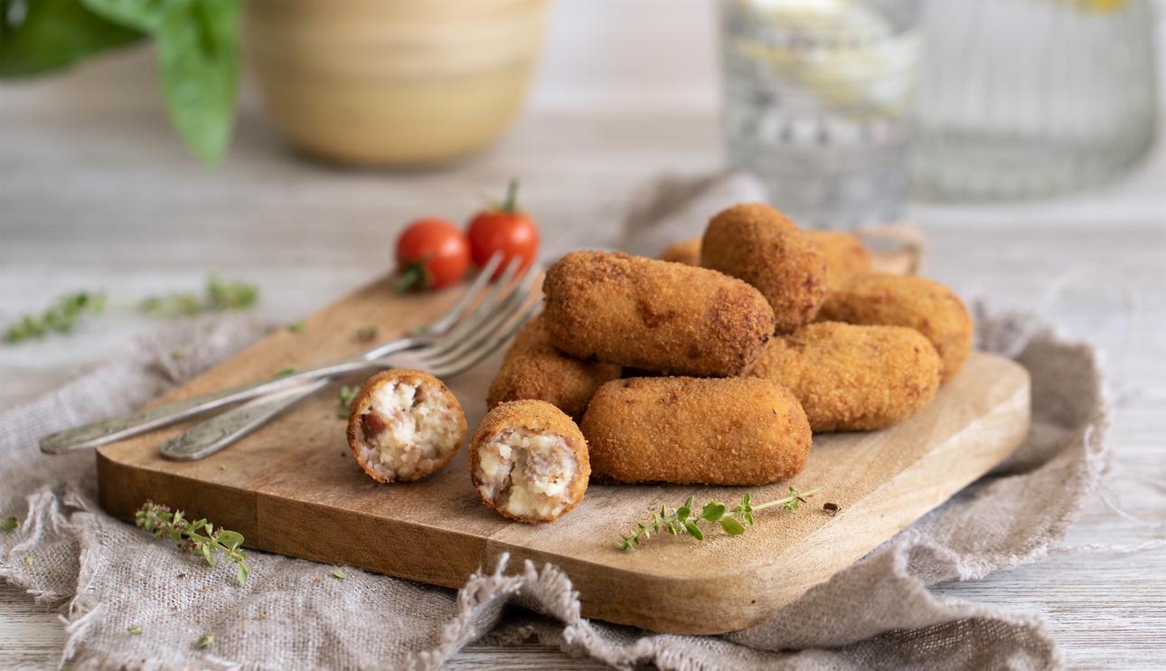 Croquetas de jamón serrano con bechamel IDEAL
